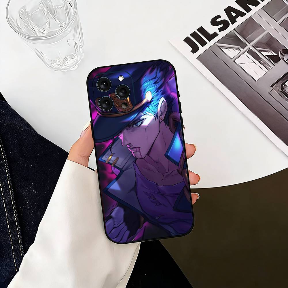 

Jotaro Kujo Star Platinum Phone Case Silicone Soft For IPhone 17 16 15 14 13 12 11 X XR Plus Pro Max Plus iPhone15plus