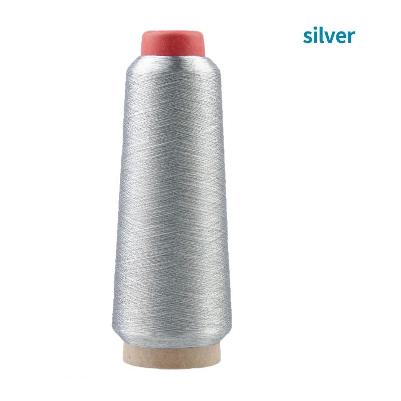 3250M Цветная Компьютерная Вышивка Крестиком Сделай Сам Ручная Яркая Шелковая Золотая Нить Серебряная Нить Металлическая Пряжа Плетеная Нить 1pc