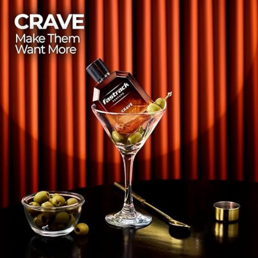 Perfume Crave | Perfume for Men | 100 Ml EDP | Long Lasting Perfume | Notes of Juniper, Bergamot & Vetiver | Crafted In France |IFRA Certified |