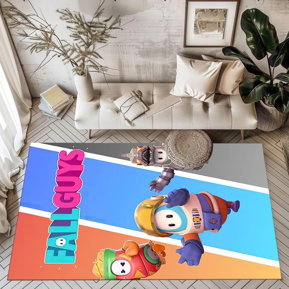 Fall Guys Adventure 1 Square rugs are a great choice for living rooms, bedrooms, home décor, and as gifts