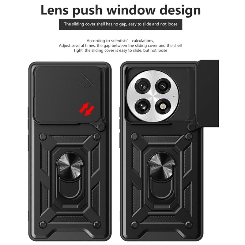 Θήκη Armor με Σταντ Για OnePlus 13 5G One Plus Κάλυμμα Με Δακτύλιο Προστασίας Φακού Μαγνητική Βάση Coque Fundas