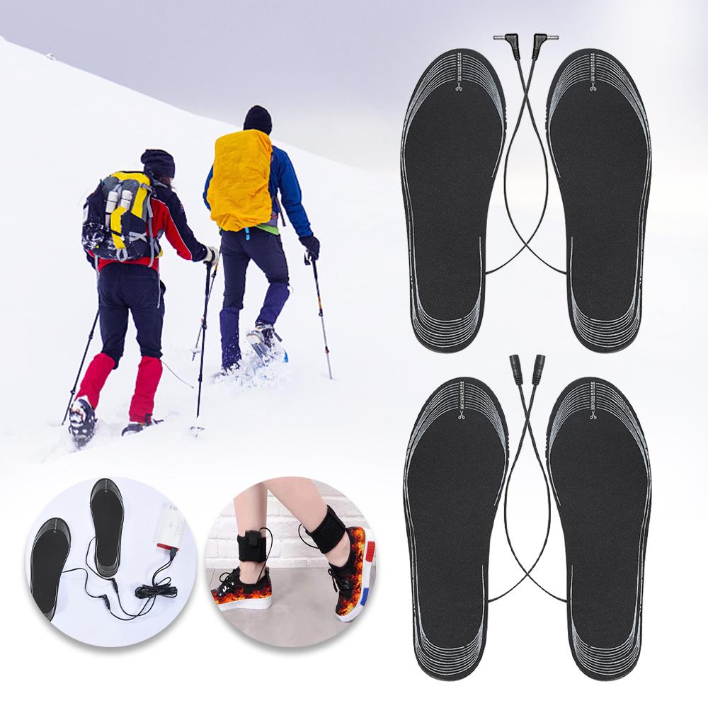 Vysoce kvalitní USB vyhřívané vložky do bot pro nohy Elektrická vyhřívací podložka na nohy Hřejivá ponožka Podložka Zima Venkovní sporty Vyhřívací vložky
