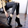 2025 Autumn Women's Versatile Stiletto Pointed Toe Ankle Boots - Trendy, Slimming, High-Heeled, Sweet & Cool