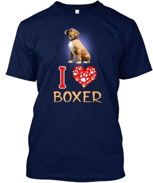 

Boxer Dog Lovers Tees And S - I Love TTshirt Made in the USA Size to 5XL 2XL