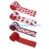 J0MC Labybug Ribbon Polyester Ribbon for Wreath Crafting Birthday Wedding Parties