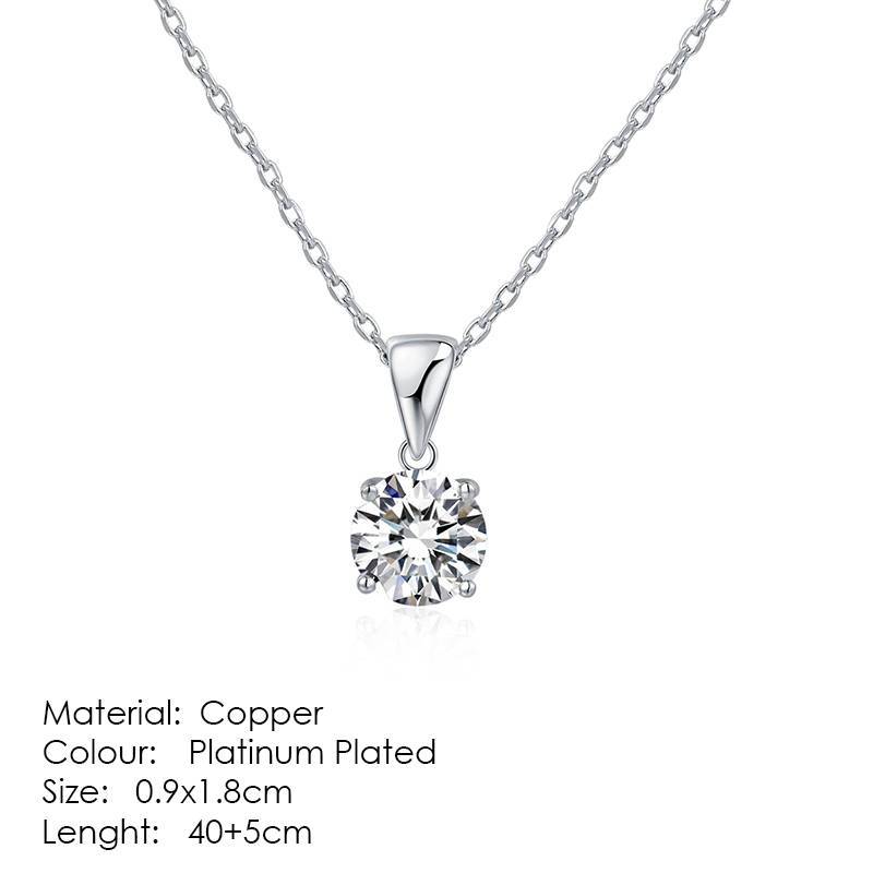 

MInimalist Crystal Pendant Necklaces for Women Wedding Aesthetic Collar Chain On Neck Shinee Women s Necklaces Fashion Zircon
