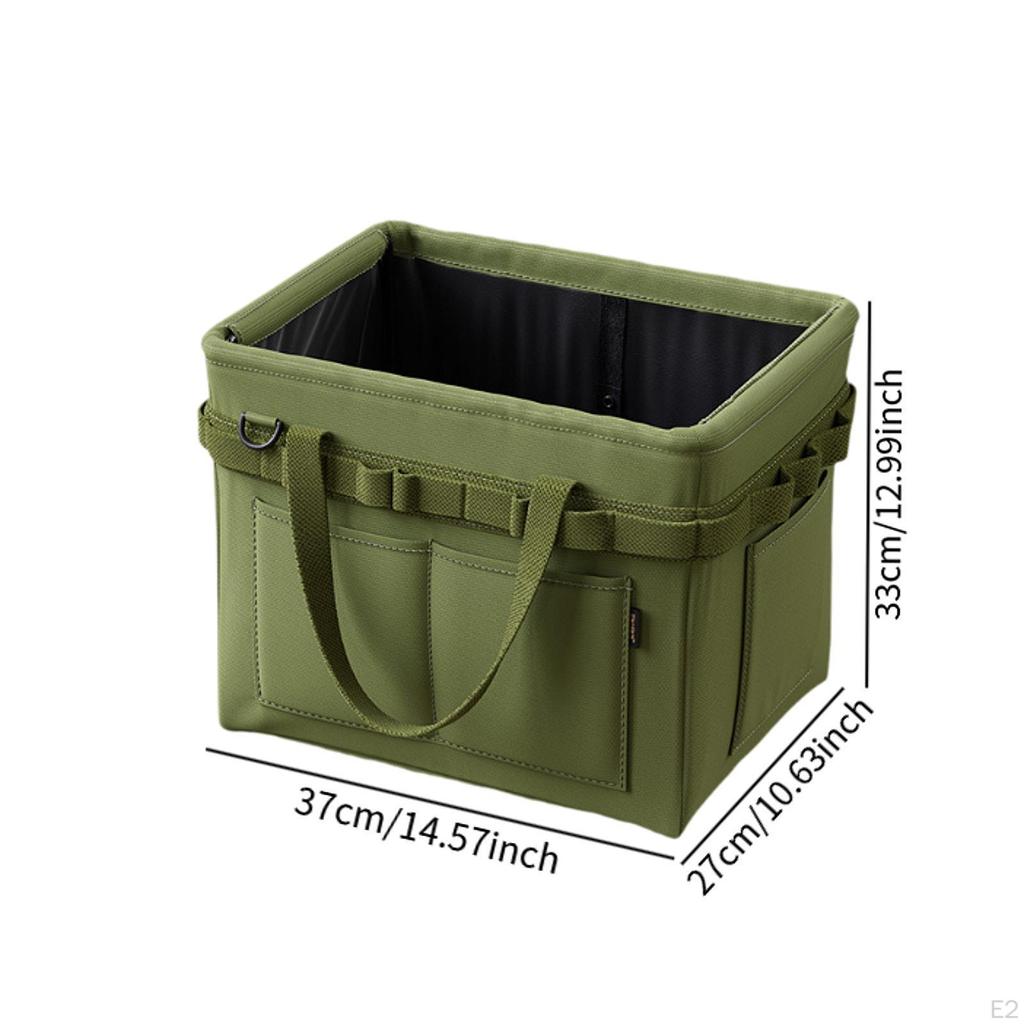 Open Top Tool Bag Tools Organizer Portable Multifunctional Heavy Duty Storage with Handle