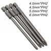 1/4 Hex Shank Bits 100mm Screwdriver Bits Torx Hex Cross Slotted Bits