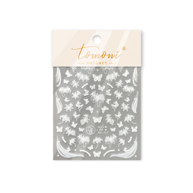 

Tomoni Thin & Tough Nail Stickers: Japanese Stationery & Mobile Phone Bow Sticker Collaboration