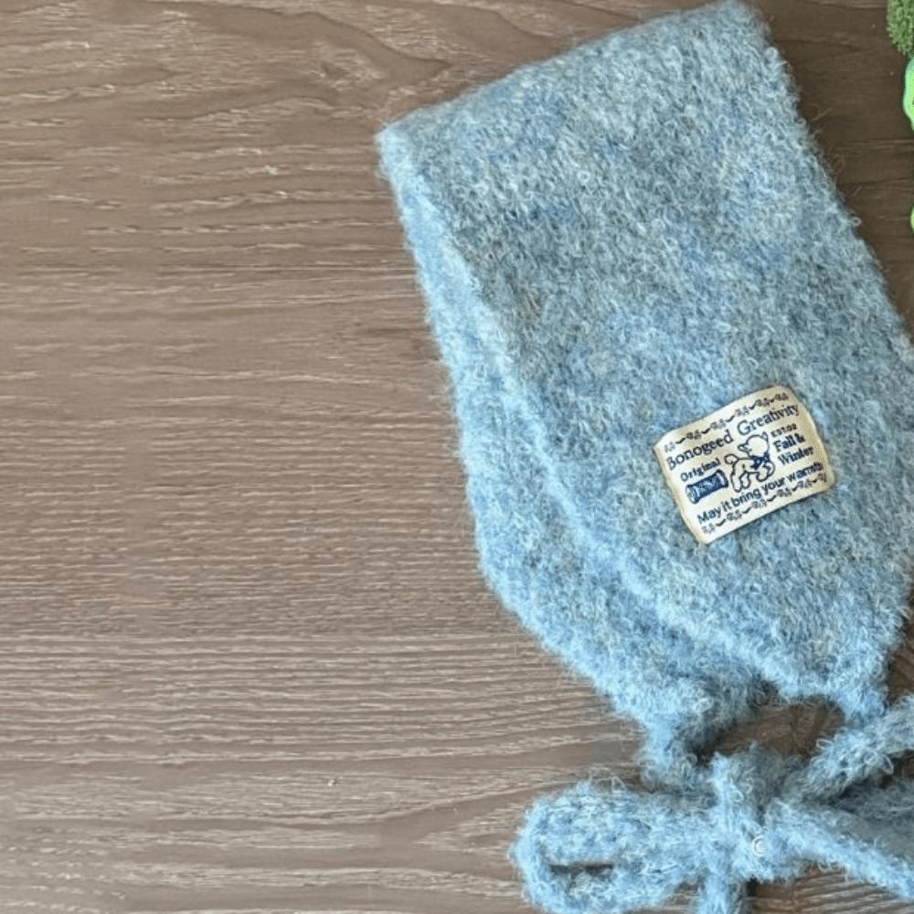 Korean Style Knitted Ear Covers Solid Color Warm Earlaps Wool Strappy Earmuffs Casual Wear