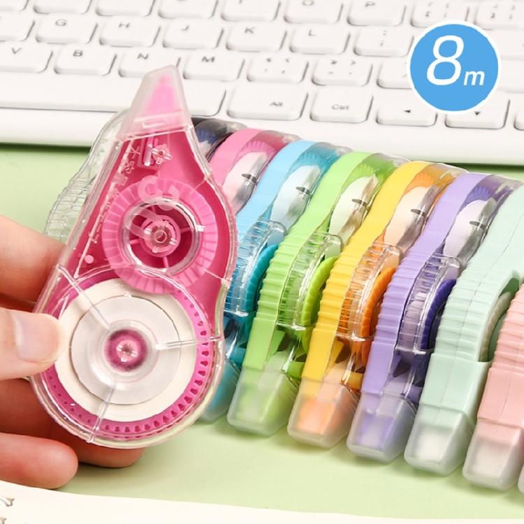 10Pcs Correction Tape Roller Total 80m for School and Office Supplies 8mx5mm White out Correction Tape for Writing