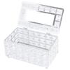 Artificial Crystal Tissue Box Rectangular Decorative Household Tissue Holder for Living Room