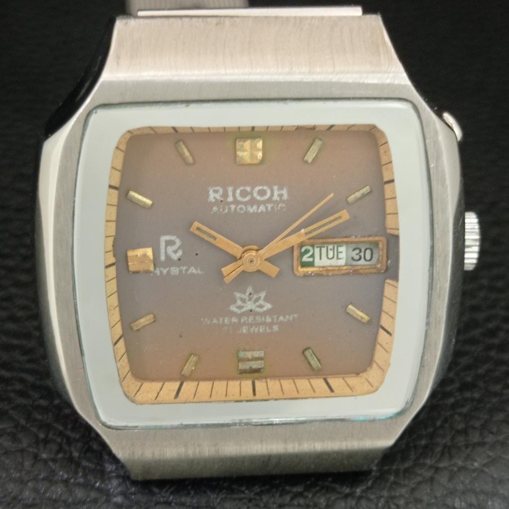 VINTAGE RICOH R31 AUTOMATIC JAPAN MENS ORIGINAL DIAL WATCH A704759-1