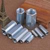 Blue-White Zinc Extended Hex Coupling Nuts