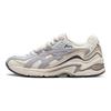 Asics Gel-Preleus Tecido Couro Sintético Couro Reciclado Moda Esportiva Tênis Casual de Cano Baixo Mulher tênis Branco Cinza 1201A838-106