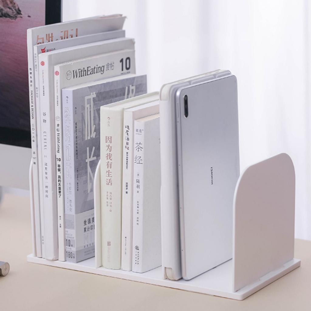 Insert type book stand book partition board rack book stopper holder bookshelf desktop stationeres organizer Magazines Stand