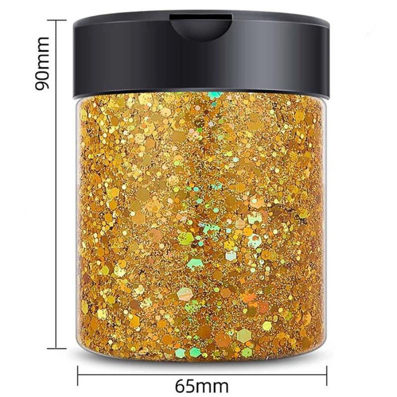 Innovative Nail Glitter Powder Multicolored Metallic Shine for Resin Craft and DIY Activities