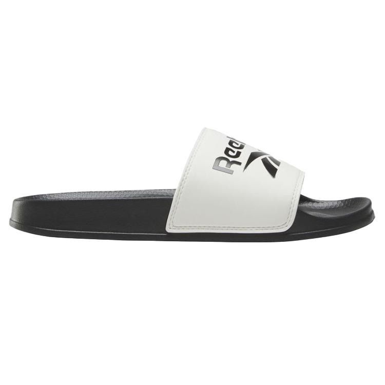 Reebok Rbk Fulgere Slide Non-Slip Durable Rubber Sole Slide Sandals Men Sandals Black White HR0390
