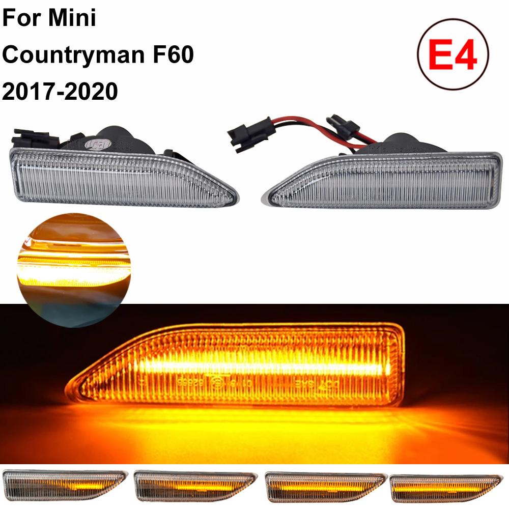 For 2017-up MINI Cooper F60 Countryman Turn Signal Lights LED Side Marker Light Repeater Lamp