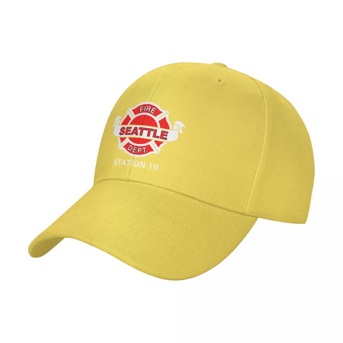 

Station 19 Crew Duty Seattle Fire Бейсболка для унісекс і жіноча модна капелюх із застібками Кепки в стилі хіп-хоп Літні козирки Кепка від сонця One Size