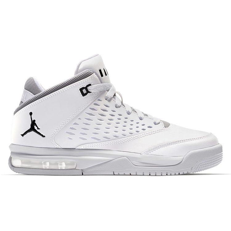 Jordan Flight Origin 4 White Black GS 921201-100