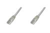 Patchcord DIGITUS UTP kat. 5e 3m PVC szary