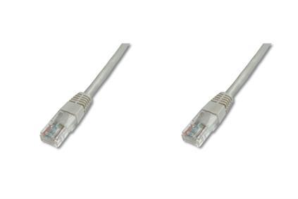 Patchcord DIGITUS UTP kat. 5e 3m PVC szary