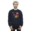 Marvel Mens Guardians Of The Galaxy Abstract Shield Chest Sweatshirt