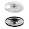 20-Inch Modern Crystal Ceiling Fan with App-Controlled Smart Remote