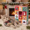 Christmas Cat Activity Set Advent Calendar 2026, 12 Days Toys Countdown Holiday Box for Pets with Interactive Mice, Balls, Plush Toys, Gifts