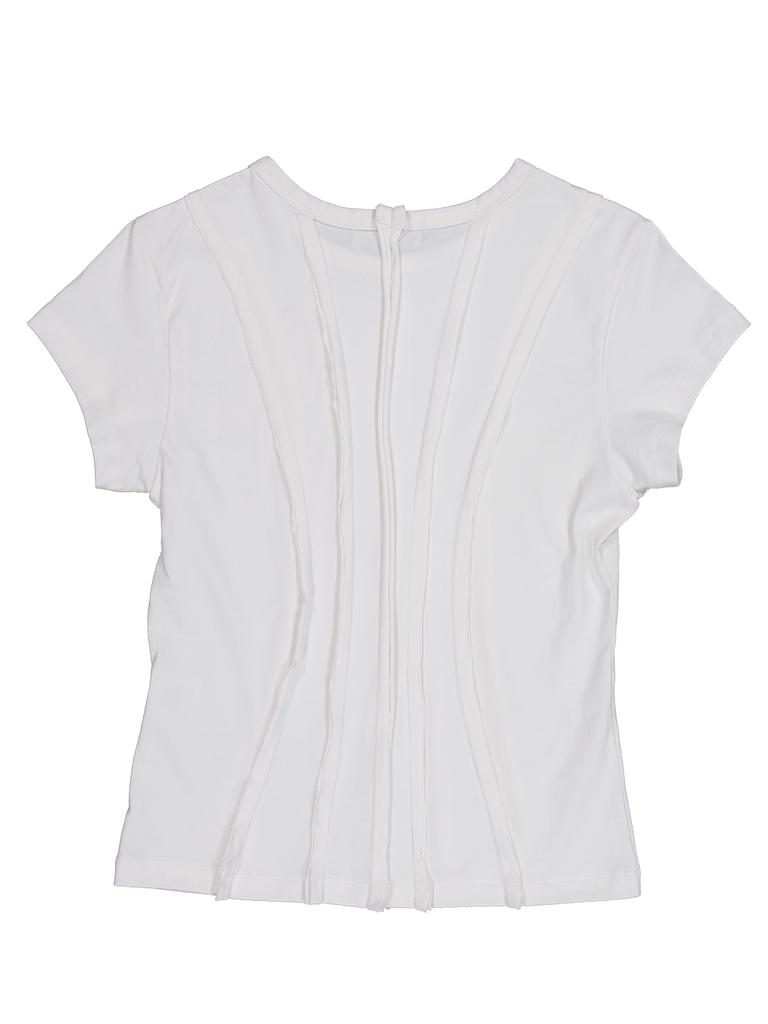 Sukkoleuseji T-Shirt Resembling A Torn Page (White)