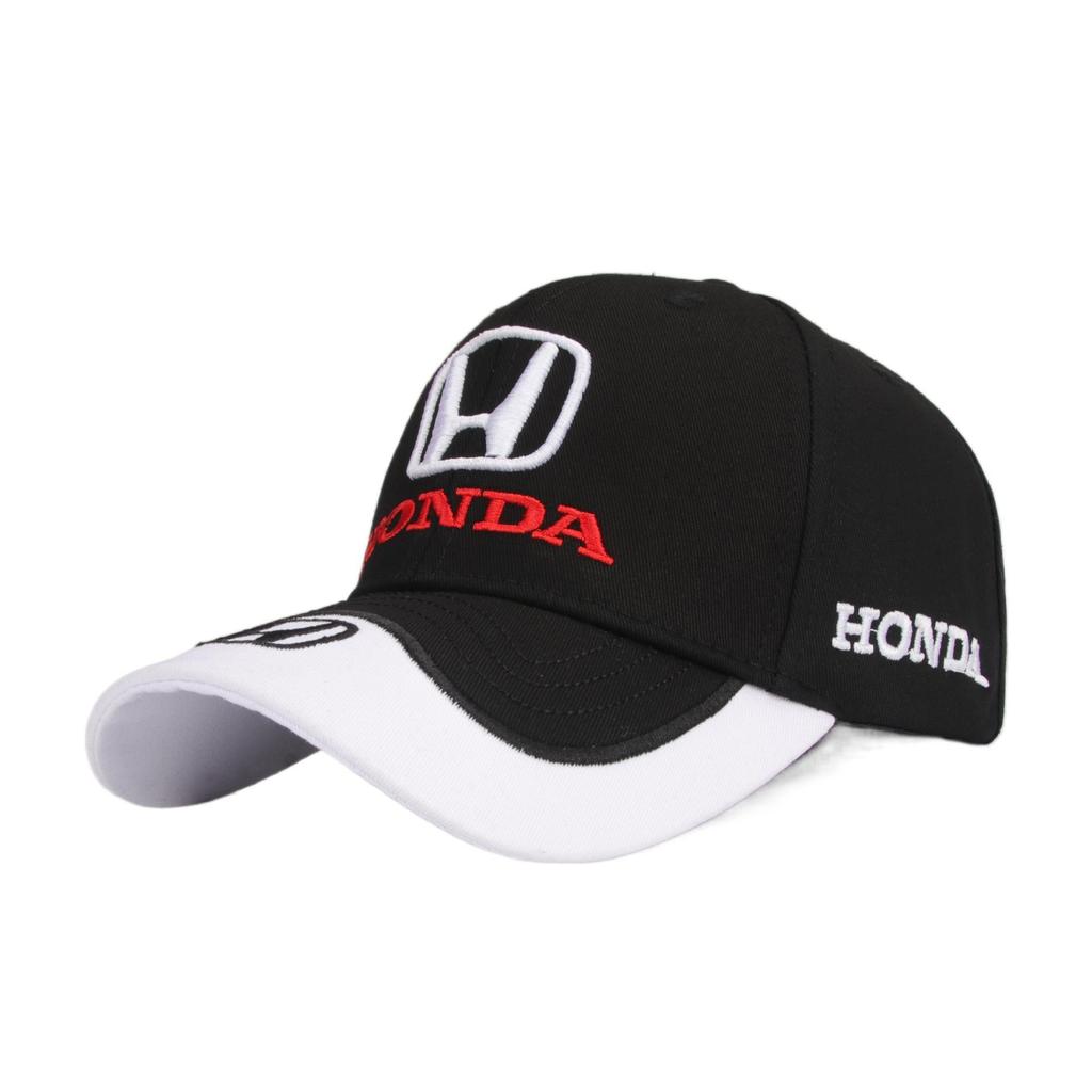 Car Logo Baseball Caps For Honda Civic Accord CRV Hrv Jazz Mugen Pilot Type R Type S VTEC Adjustable Outdoor Summer Sports Caps