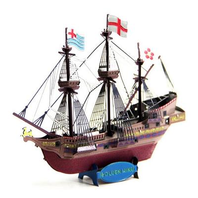 Alkkulbalm Metallpuzzle Transport Golden Hind Ho Color Koreanisches 3D-Puzzle