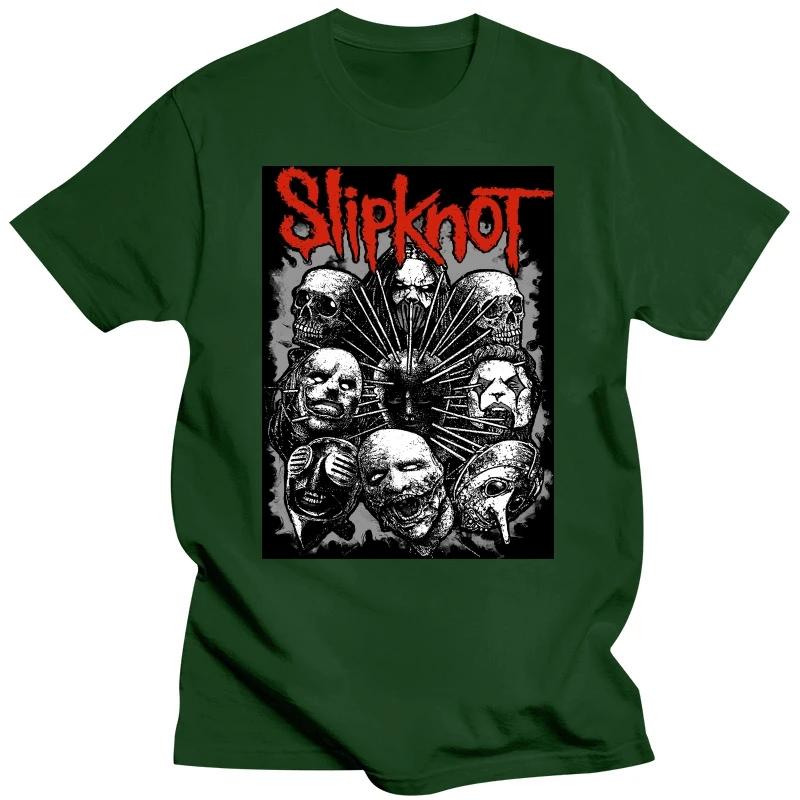 Pánské tričko s grafickým potiskem a kreslenými červy Slipknots Heavy Mental Band s krátkým rukávem, Harajuku Streetwear, nadměrné velikosti