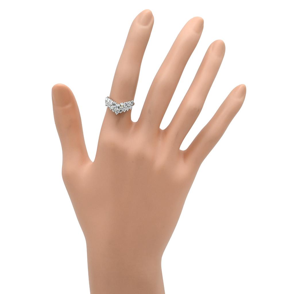 NON BRAND - diamondRing ring Pt900/diamond #9.5(JP Size) Array