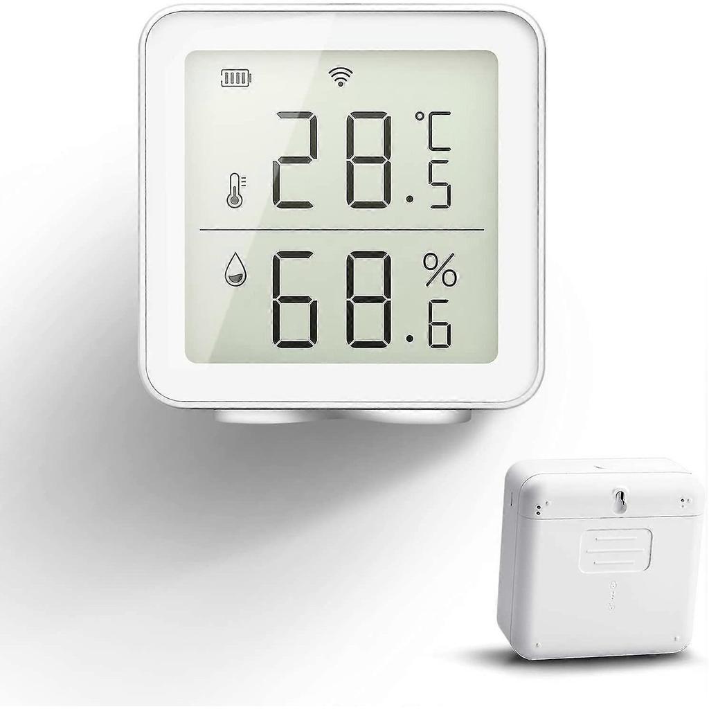 Smart Wifi Wifi Thermometer Hygrometer Compatible With Alexa Smart Life App Heilwiy Gift