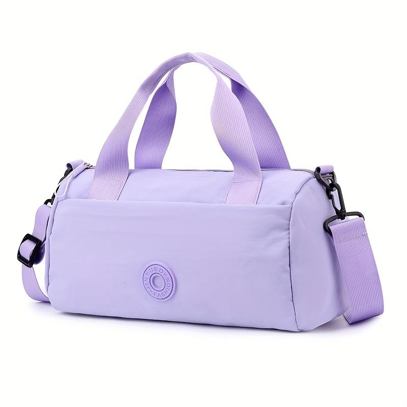 Stylish Black Nylon Travel Duffel Bag with Large Capacity - Multi-Functional Shoulder & Crossbody Bag, Ideal for Gym, Summer Outings