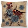Dark Augury Bird Sofa Pillow Case Three Eyes Raven Steampunk Hummingbird Night Princess Lion Owl Cushion Cover