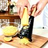 Stainless Steel Black Conical Vegetable Grater Wooden Handle Garlic Grinder Cheese Grater  Home