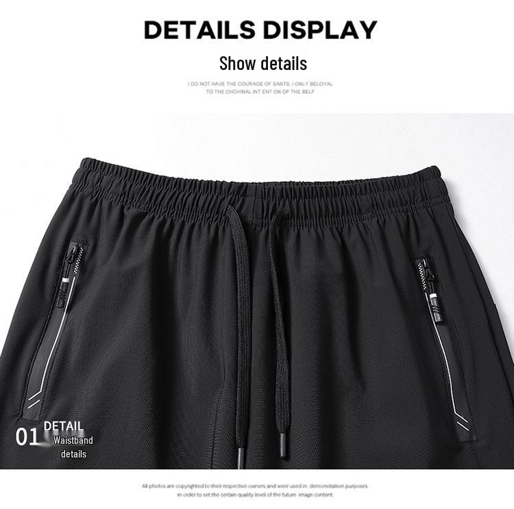 Versatile Plus Size Sports Three-Quarter Pants: Unisex Double Layer, Anti-Exposure, Summer Favorite