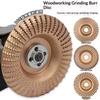 Wood Carving Disc For Angle Grinder, Wood Shaping Grinding Wheel Sanding Disc, Woodworking Angle Grinder Attachment