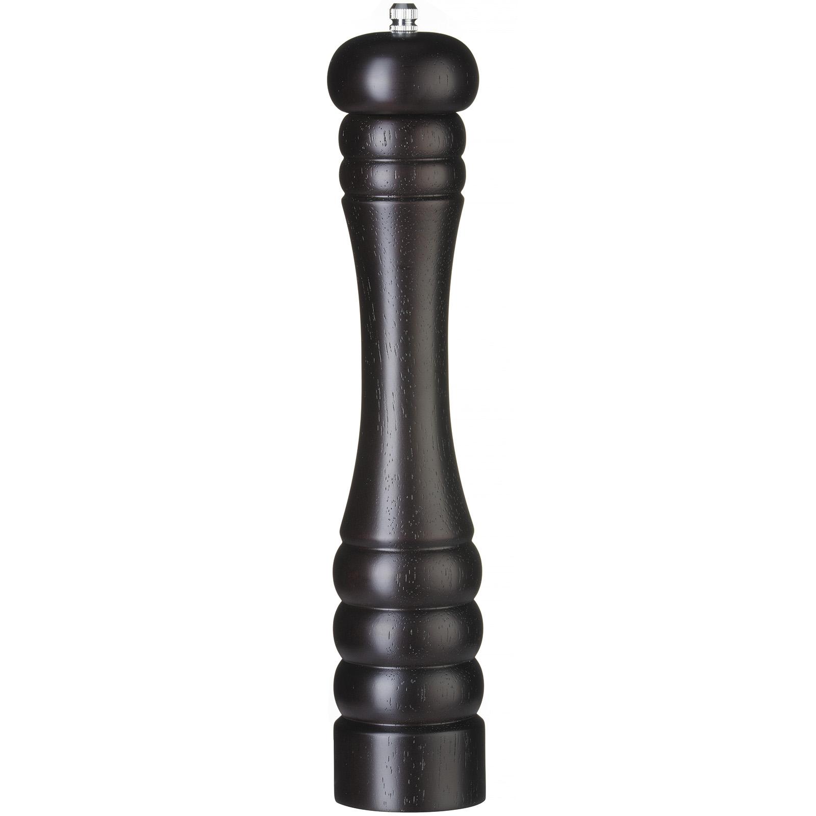 Salzmühle aus dunklem Holz, Durchmesser 60 x 315 mm - Hendi 469835