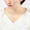 Vendome Aoyama Necklace K18 Yellow Gold Emerald Diamond Circle AGVN611940EM [Official]