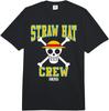 One Piece Anime Straw Hat Crew Athletic Type Jolly Rogers Comfort Colors Adult Heavyweight T-Shirt