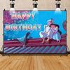Princess Jasmine Aladdin Theme Background Children Girls Birthday Party Decoration Background Banner Baby Shower Supplies Props