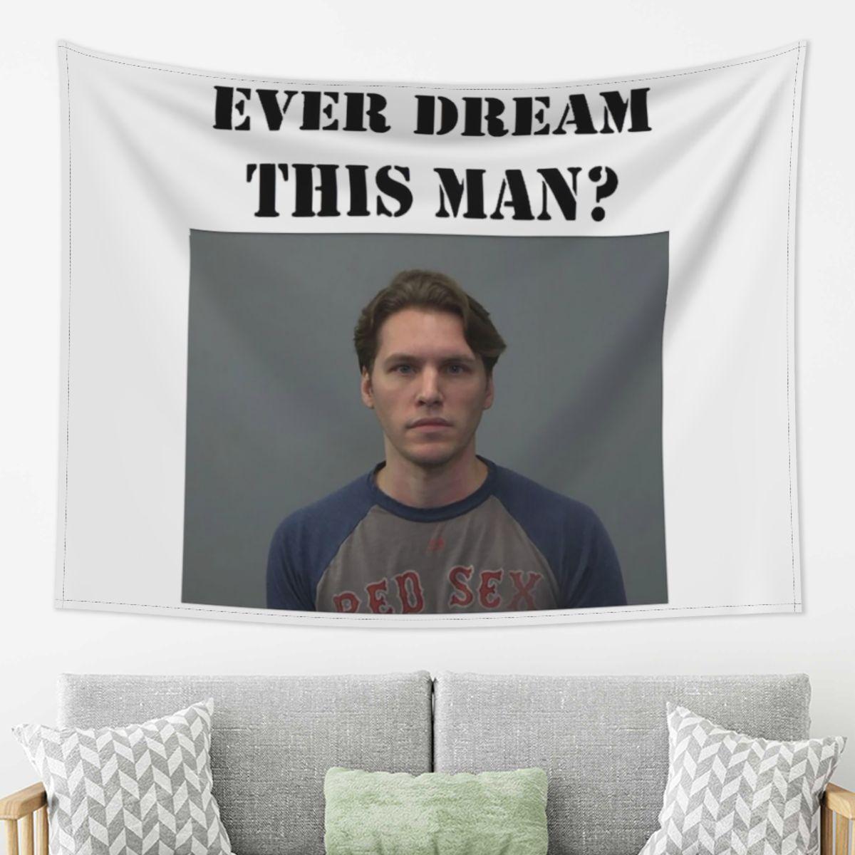 

Ever Dream This Jerma Tapestry Wall Hanging Aesthetic Home Decoration Tapestries for Living Room Bedroom 74x94cm(29x37in)