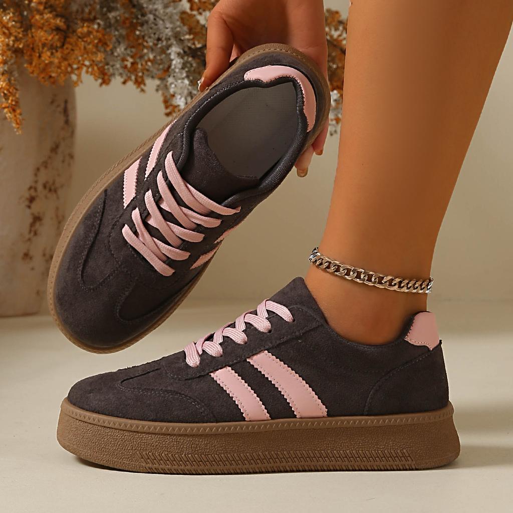 Scarpe Casual con Suola Spessa, Scarpe in Stile Retro, Scarpe da Donna