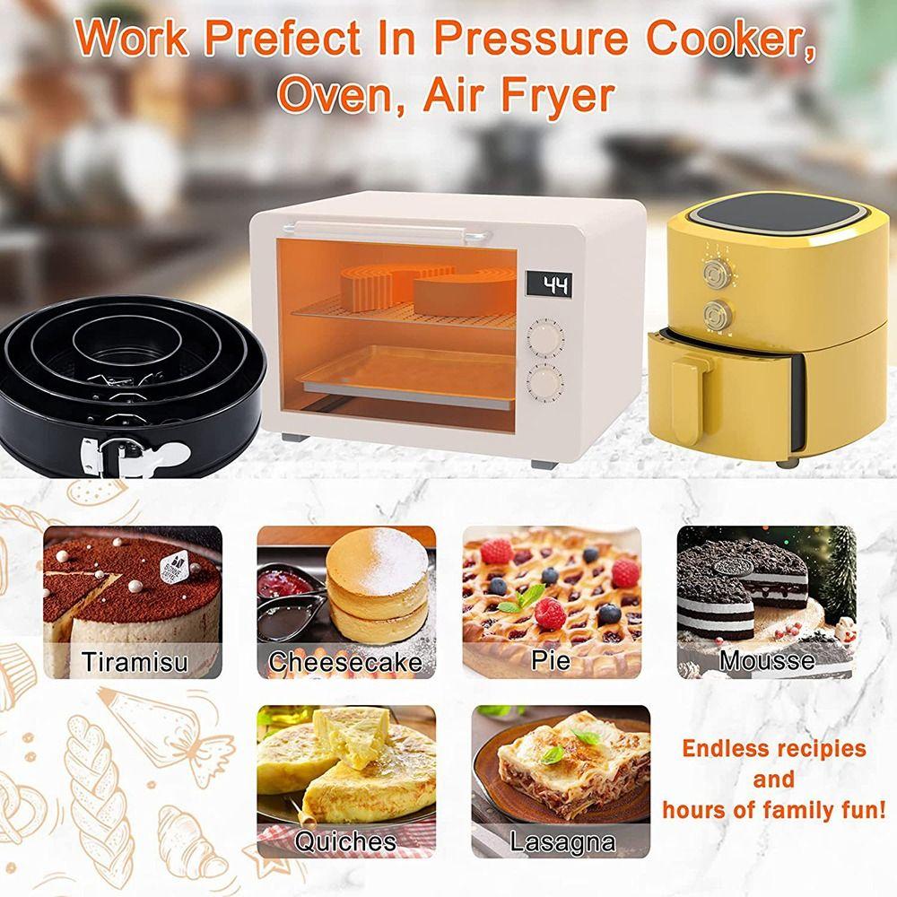 1Pcs Carbon Steel Cake Baking Pan Non Stick Cake Mould Durable Baking Mould  for Home Kitchen Bakery