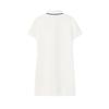 FILA Original Fashion Simple Basic Classic Retro Casual Relaxed Versatile Comfortable Polo Collar Short Sleeve Dress Women dresses F51W629306FWT