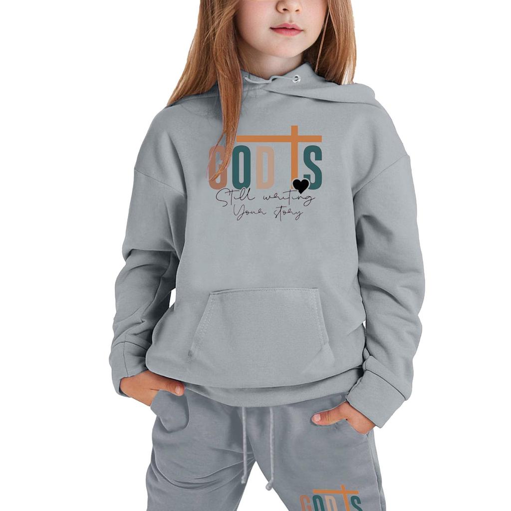 Chlapci Dívčí tepláky Oblečení Mikina s kapucí Tepláky na jogging Tepláky Set Módní outfit